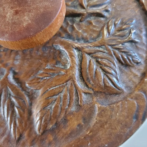 Treasure Craft Owl Wood Grain Sugar Canister Ceramic Made In USA Vintage 60s - Picture 11 of 15